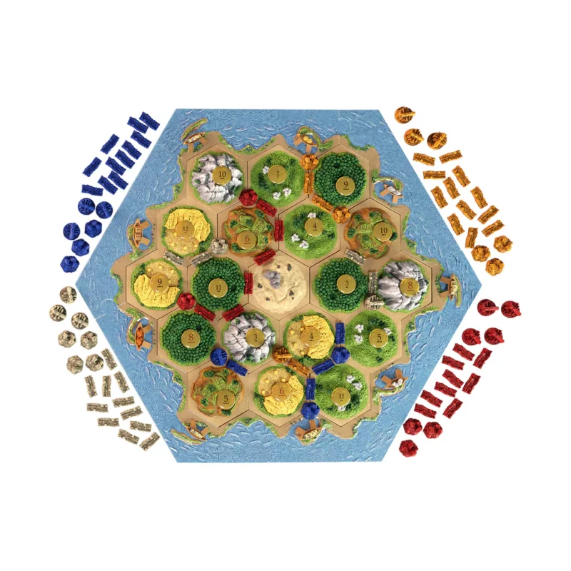 Catan: 3D Edition - Deluxe, Handcrafted Strategy Game - Image 3