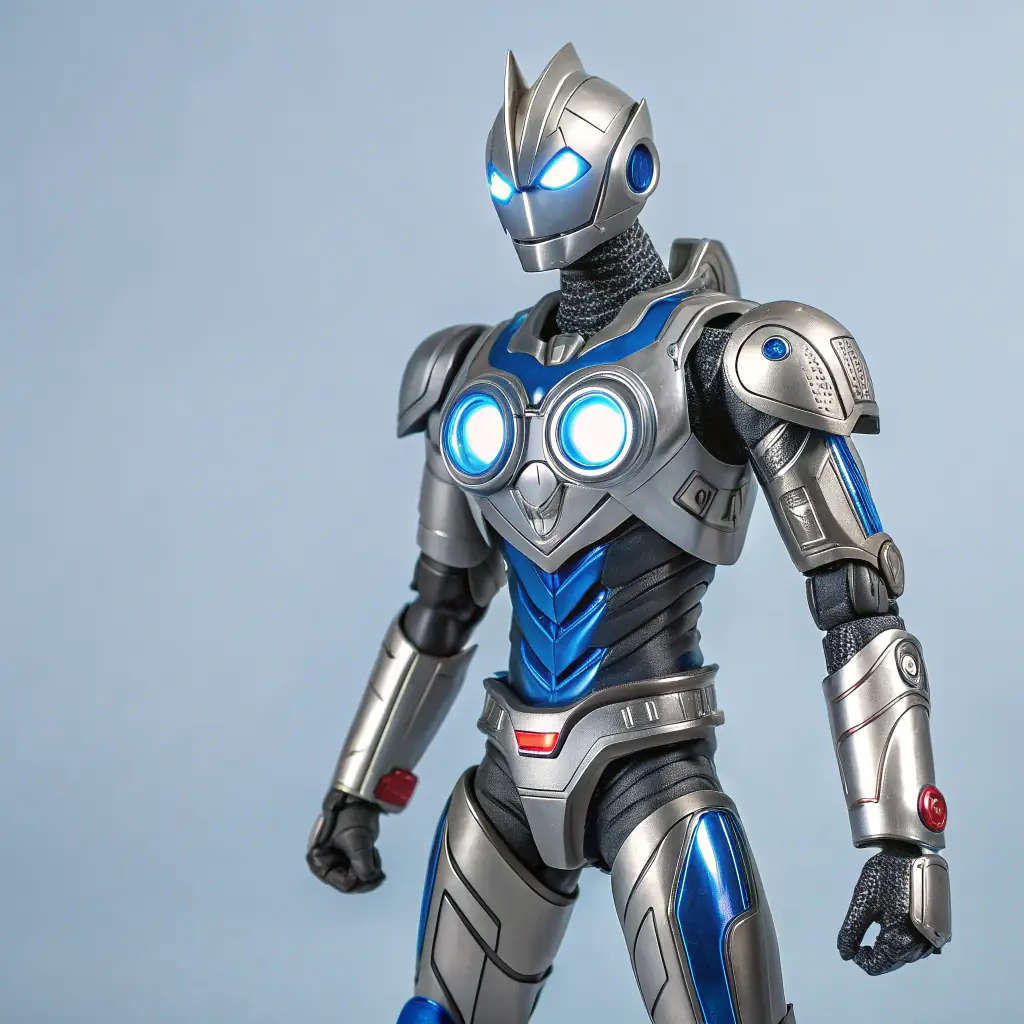 Robot Action Figure with Accessories