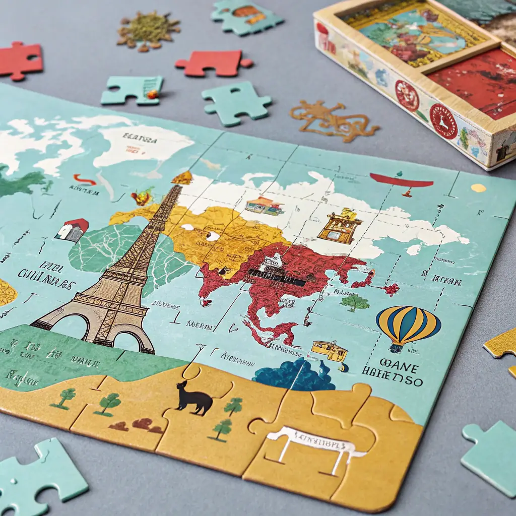 Puzzle Map of the World