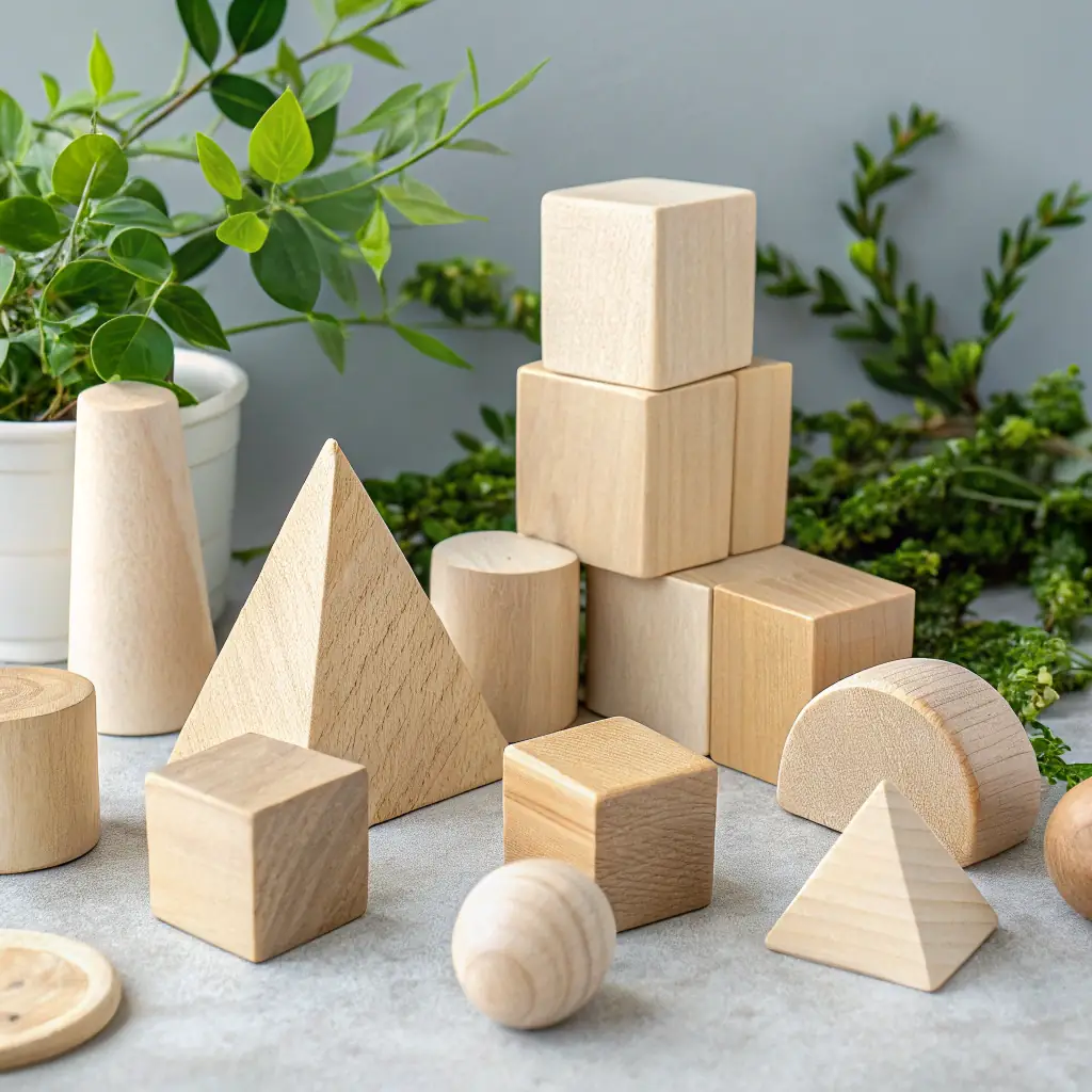 Classic Wooden Building Blocks Set