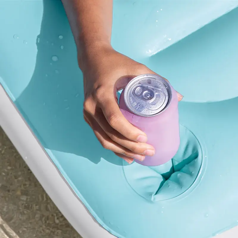 Intex Teal & White Floating Water Lounge - Spacious Pool Float - Image 3